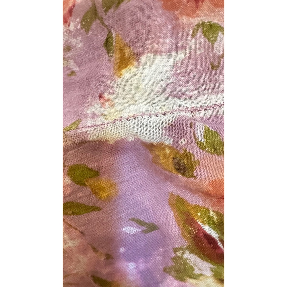 JAK Floral Cotton Gauze Button Down Shirt Lavender Pink Boho USA Small
Preloved - Picture 9 of 10